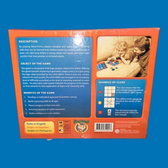 Meta-Forms, Logic In Shapes, Childrens Game COMPLETE - Picture 2 of 4